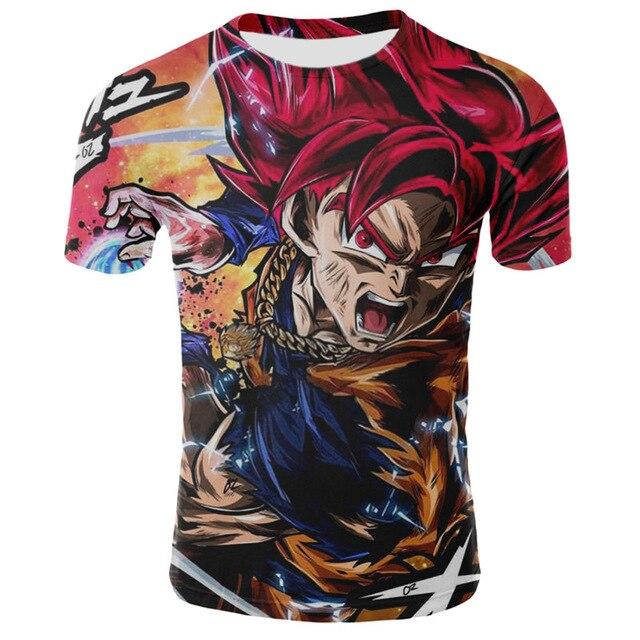 Goku Super Saiyan God T Shirt