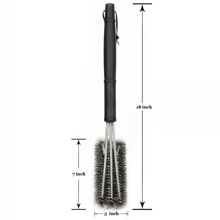 Stainless Steel BBQ Grill Grate Cleaning Brush