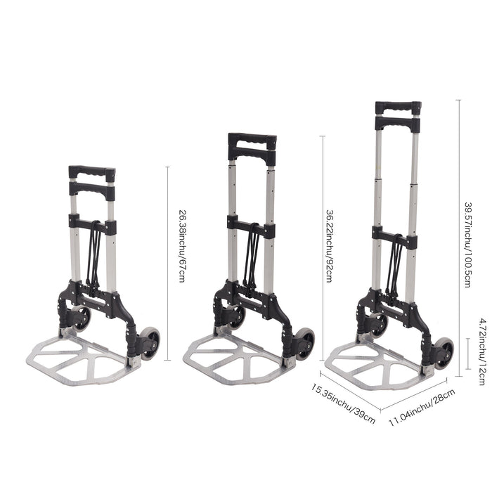 Heavy Duty Foldable Aliminum Hand Truck Dolly Cart