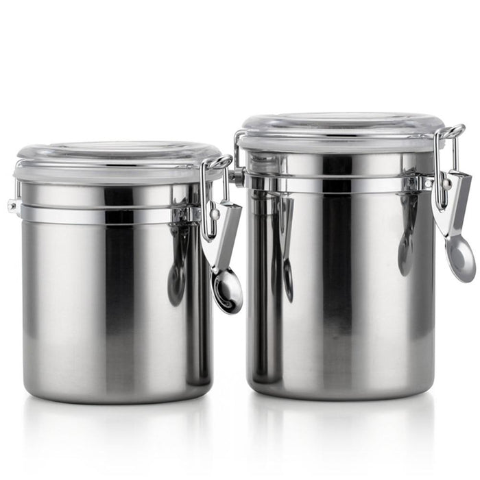 Stainless Steel Kitchen Storage Canister Set 4pcs