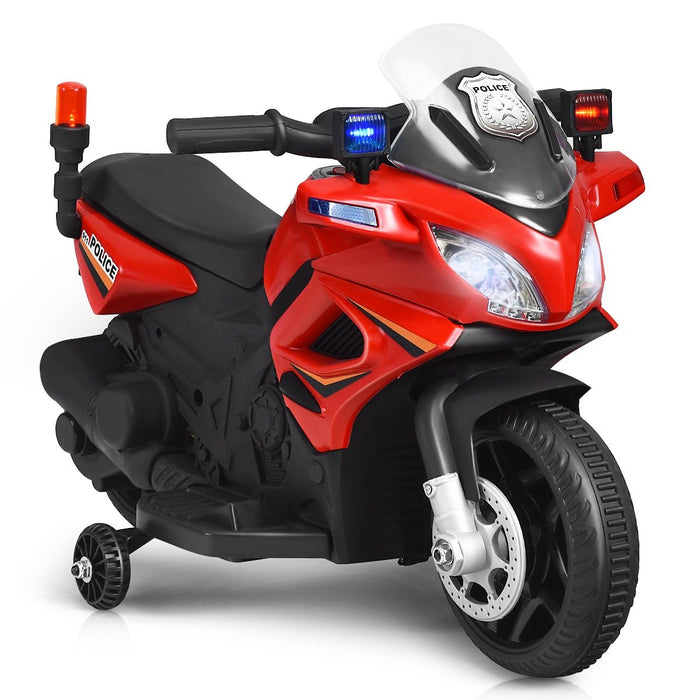 Kids Small Ride On Electric Police Motorcycle Bike