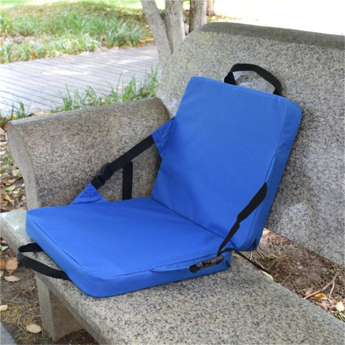 Portable Lightweight Stadium Bleacher Chair Seat With Back