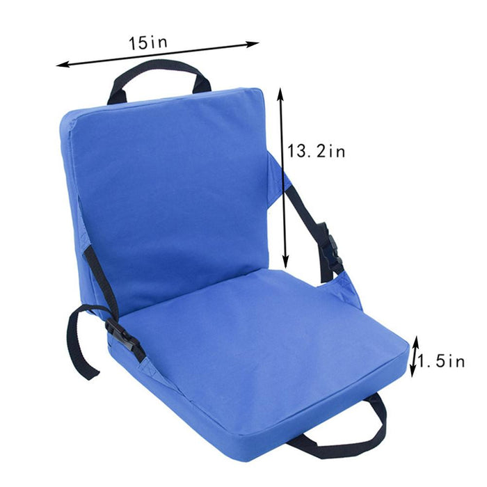 Portable Lightweight Stadium Bleacher Chair Seat With Back