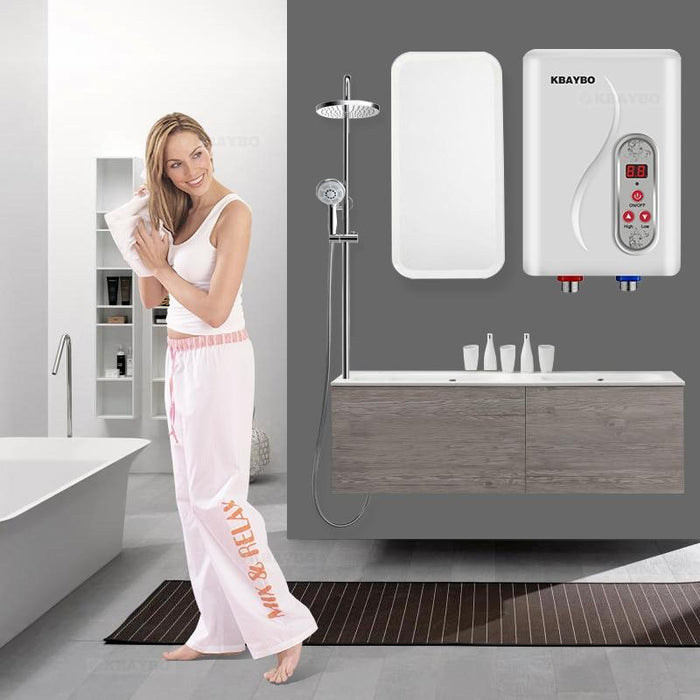 Premium Small Electric Instant Tankless Hot Water Heater 7000W