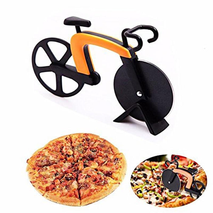 Premium Bicycle Pizza Slicer And Cutter Rocker | Zincera