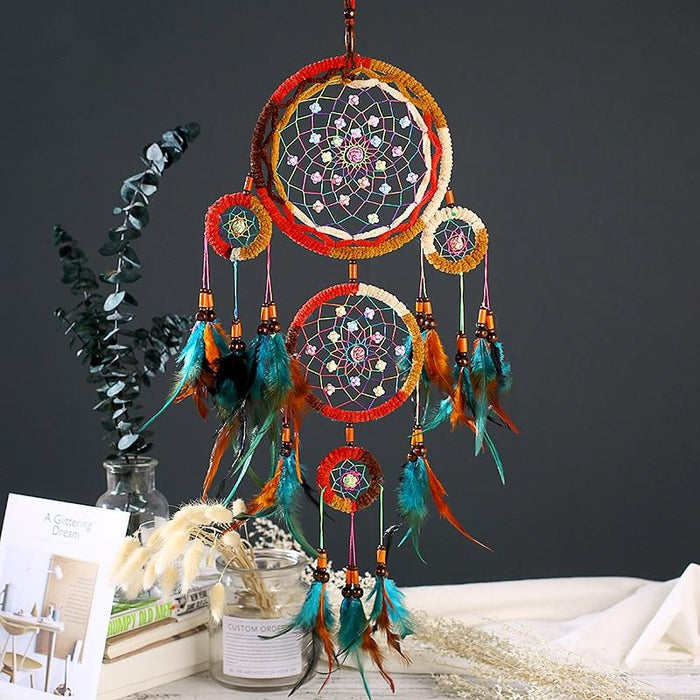 Large Crochet Native American Dream Catcher | Zincera