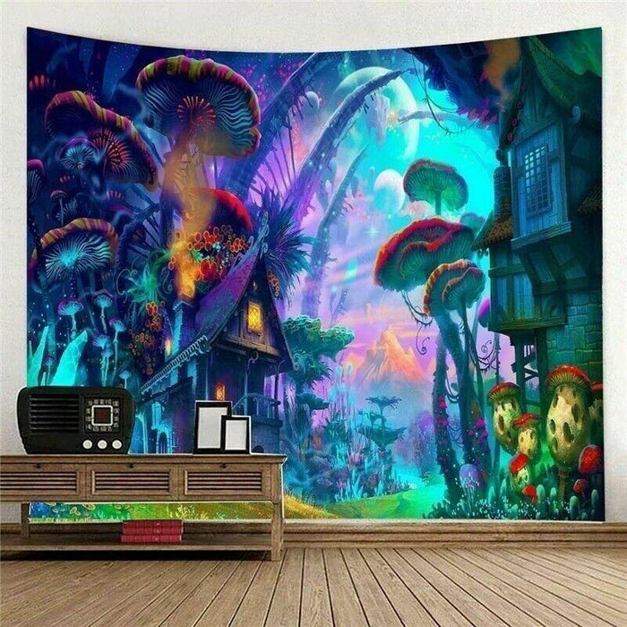 Psychedelic Tapestry Decoration Wall Hanging Blanket