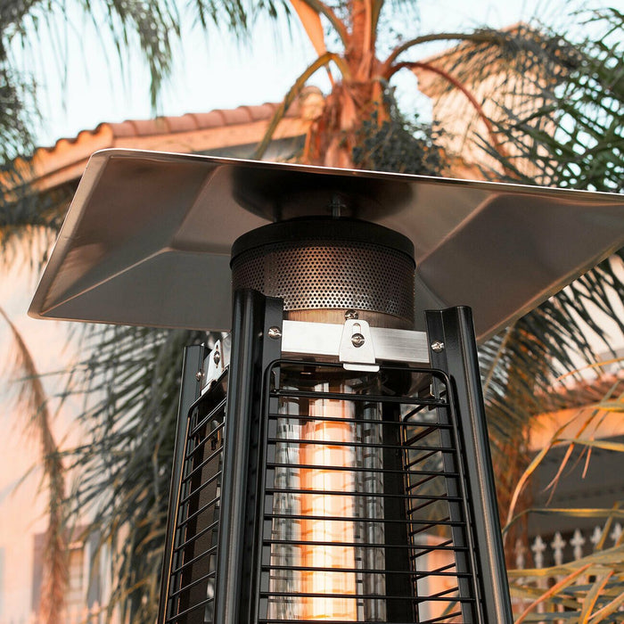 Radiance Outdoor Propane Patio Heater Gas Fire Pit Space Heater