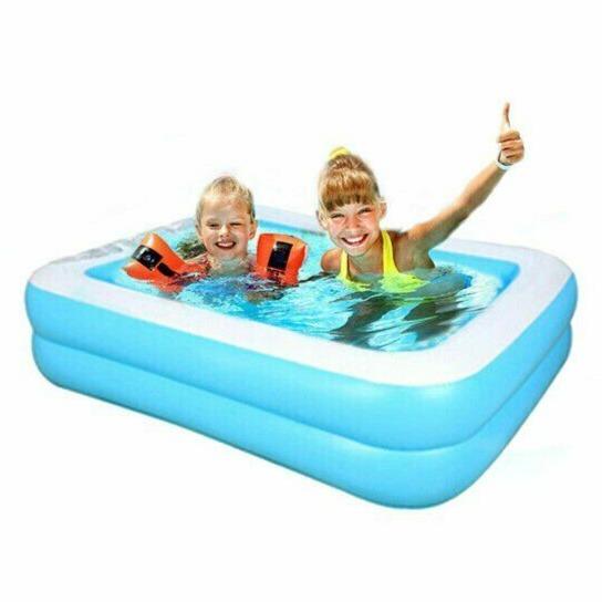 Large Kids Inflatable Blow Up Outdoor Swimming Pool
