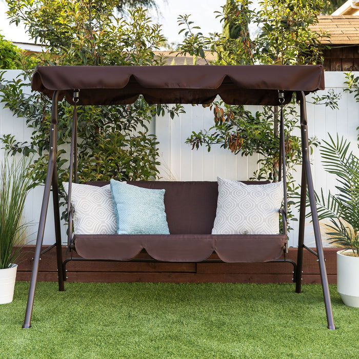 Large Spacious Hanging Patio Porch Swing Daybed