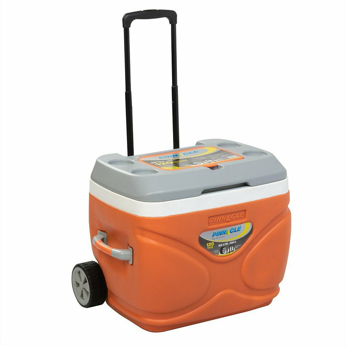 Large Rolling Ice Cooler Chest With Wheels 69 Quart