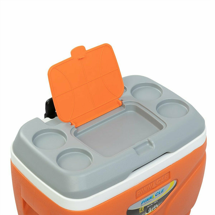 Large Rolling Ice Cooler Chest With Wheels 69 Quart