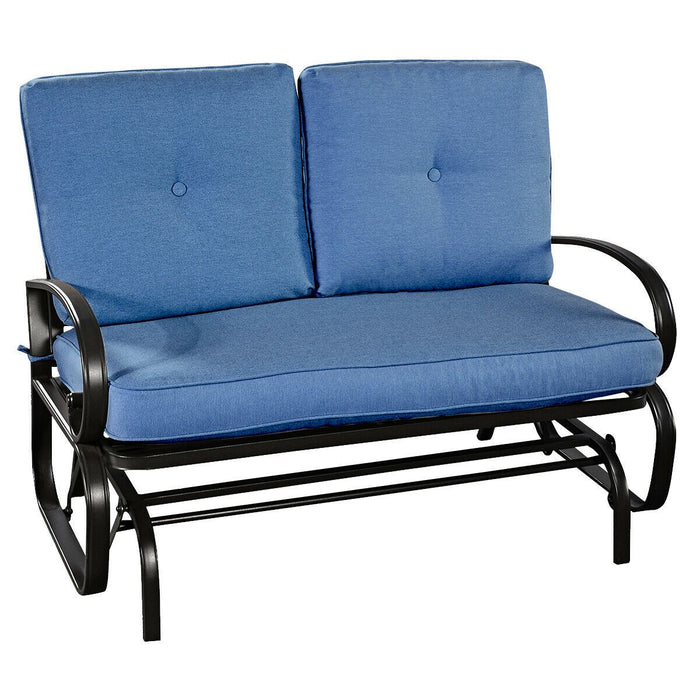 Large Spacious Outdoor Porch Glider Rocking Cushioned Bench