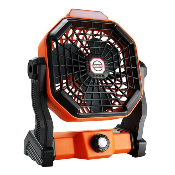 Portable Solar Powered Rechargeable Camping Tent Fan