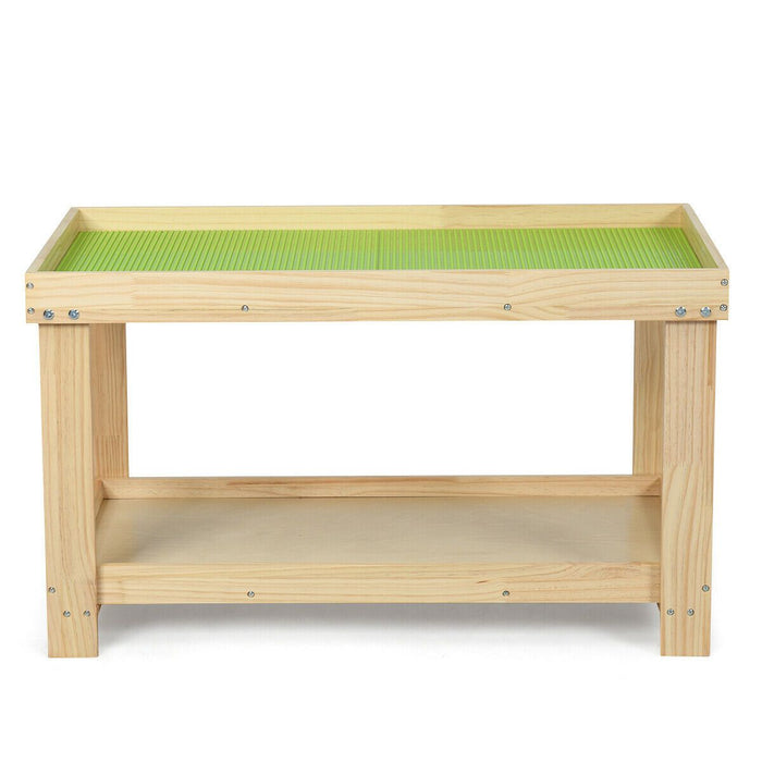 Large Kids Wooden Activity Learning Play Table