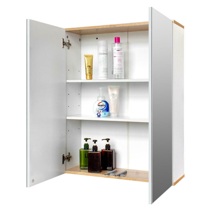 Large Wall Mounted Bathroom Recessed Medicine Cabinet With Mirror