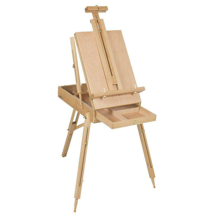 Portable Wheeled Floor Standing Painter Art Display Easel Stand