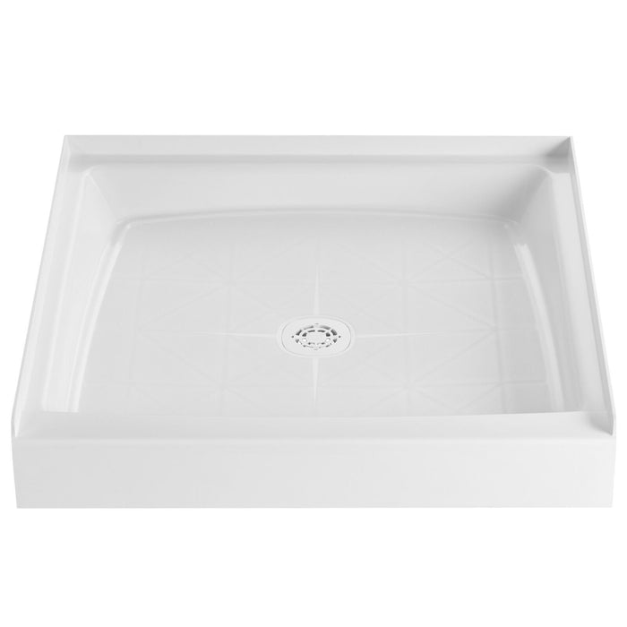 Standard Size Stand Up Solid Surface Shower Tile Base Pan 34" x 34"