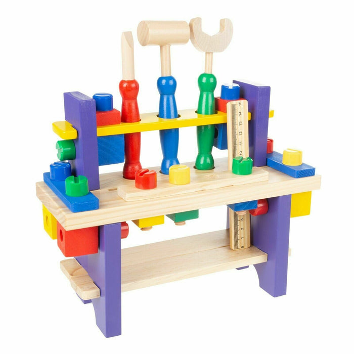 Kids Realistic Pretend Play Tool Work Bench Toy