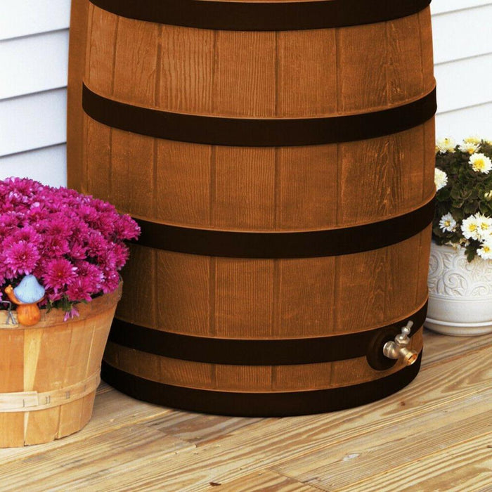 Premium Decorative Rain Water Collecting Barrel System