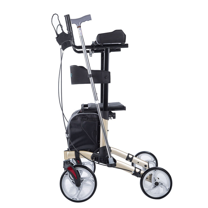 Standing Upright Rollator Senior Walker With Seat