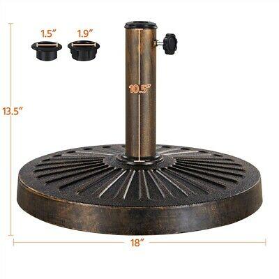Heavy Duty Outdoor Weighted Umbrella Base Stand 30lbs