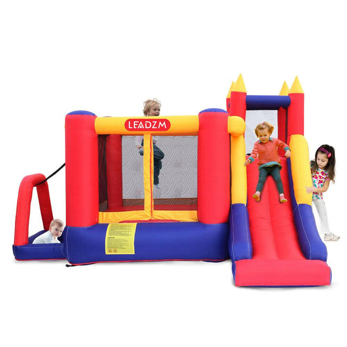 Safety Inflatable Kids Bounce House Jump Castle Slide with Blower