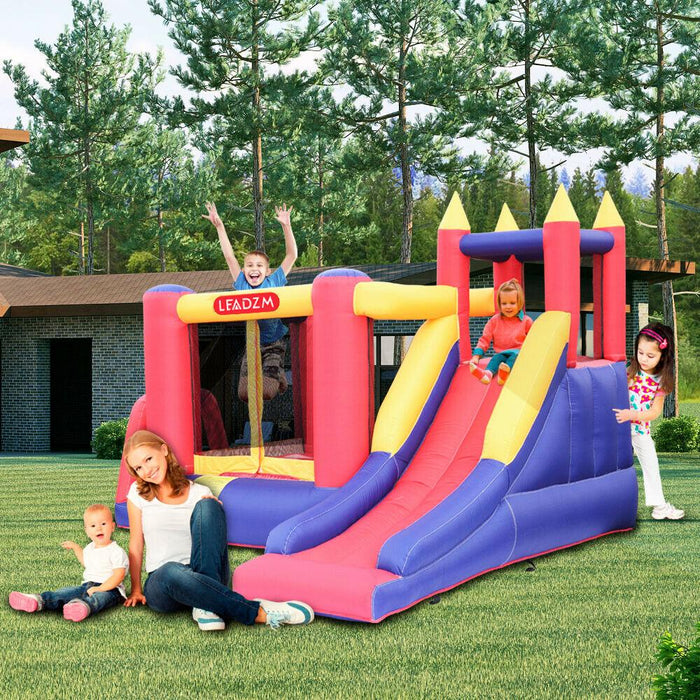 Safety Inflatable Kids Bounce House Jump Castle Slide with Blower