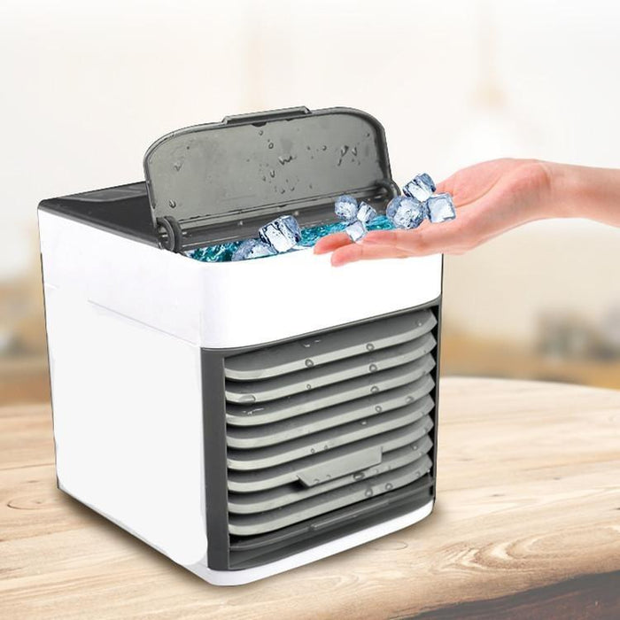 Mini Portable AC Unit Small Air Conditioner Personal Cooler Fan For Desktop Studio Car