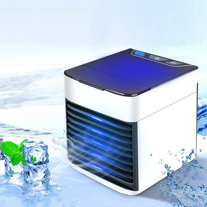 Mini Portable AC Unit Small Air Conditioner Personal Cooler Fan For Desktop Studio Car