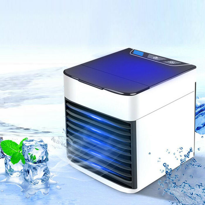 Small Portable AC Unit Mini Air Conditioner Personal Cooler Fan