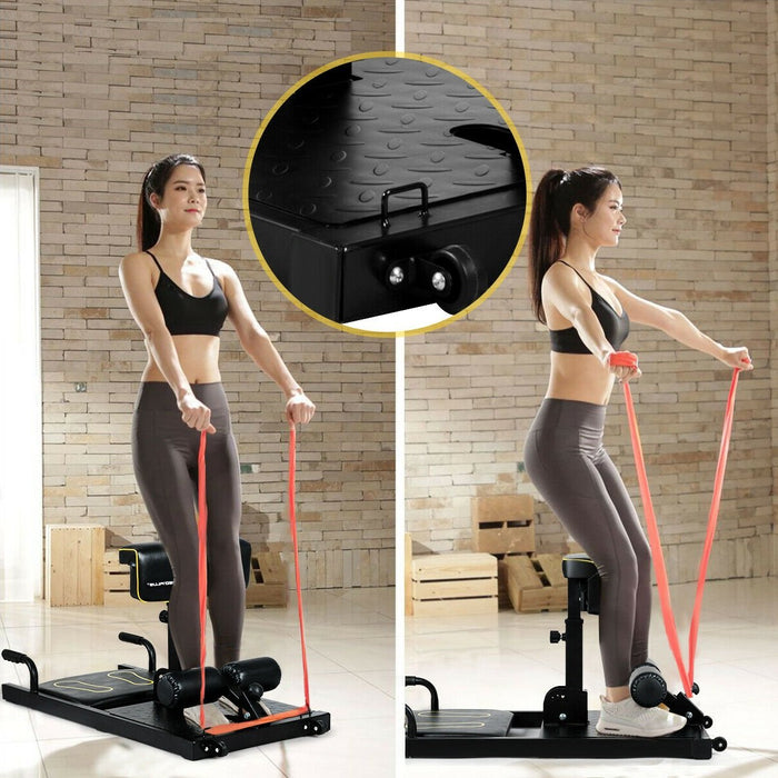 Squat Machine Deep Sissy Squat Home Gym Fitness Ab Trainer