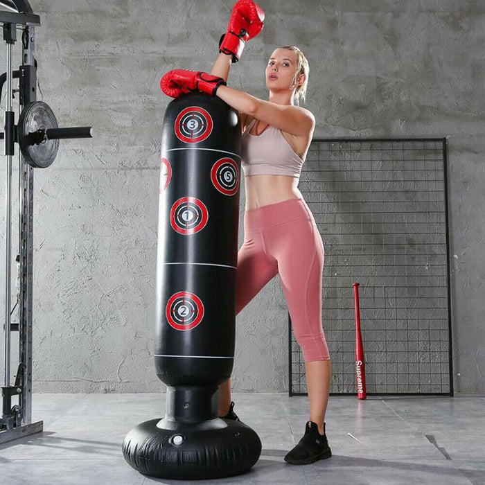 Stand Up Punching Bag Free Standing Inflatable Boxing Punching Bag