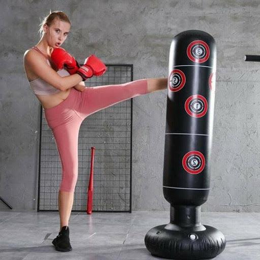 Premium Stand Up Punching Bag Inflatable Free Standing Boxing Punching Bag