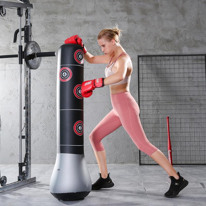 Premium Stand Up Punching Bag Inflatable Free Standing Boxing Punching Bag