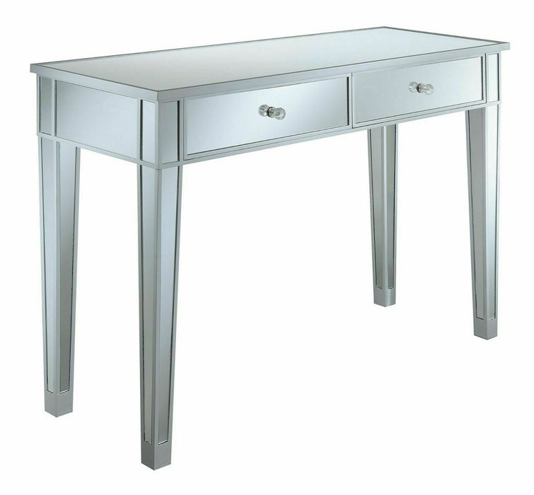 Storage Dressing Mirrored Console Table With 2 Drawers