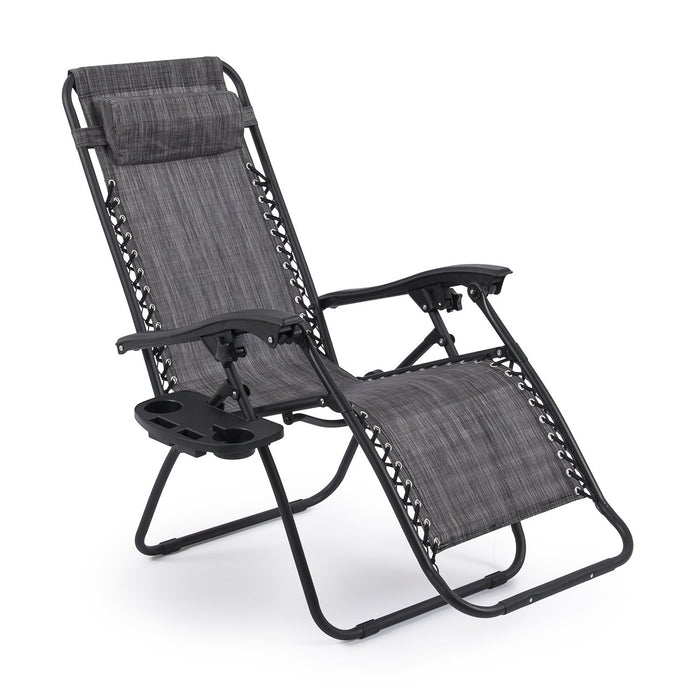 Patio Lounge Chair Set of 2 Tanning Chair for Outdoor
