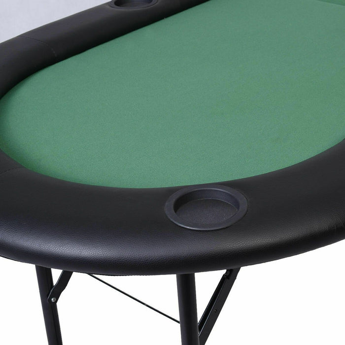 Texas Holdem Poker Table Casino Foldable Play TableTop