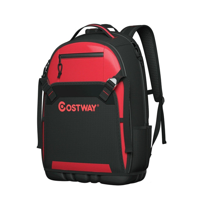Premium Tool Backpack Heavy Duty Jobsite Bag 26 Pockets