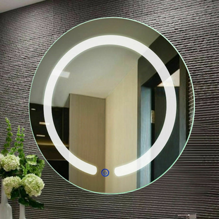 Touch LED Light Wall Mount Bathroom Make Up Mirror
