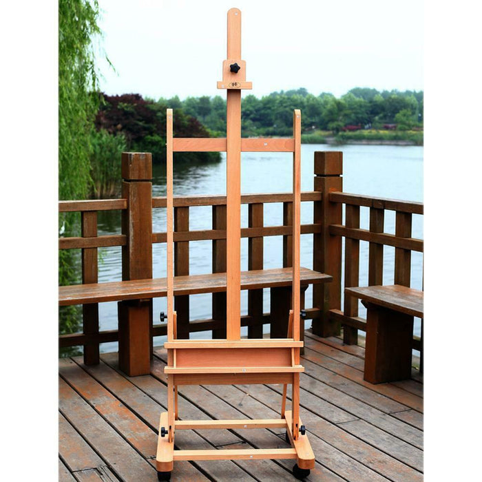 Wooden Artist Stand Floor Easel Drawing Painting Display