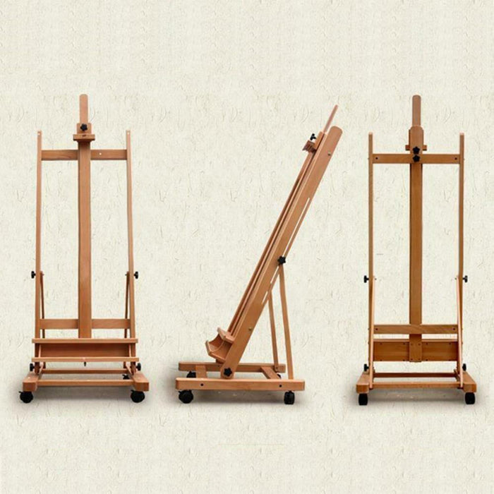 Wooden Artist Stand Floor Easel Drawing Painting Display